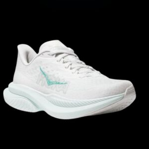 Hoka One One Mach 6 Running Womens White Droplet Easy Mint